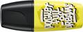 Highlighter, 2-5 mm, STABILO, "Boss Mini Snooze One",  yellow