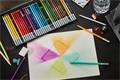 Pastel pencil set, round, metal box, STABILO 