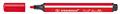 Fibrepen, 1,5-2 mm, sprung lead, STABILO "Trio Scribbi", red