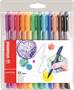 Fibre pen set, 0,8 mm, STABILO "Point Max", 12 different colours
