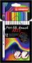 Fibrepen set, 1 mm, STABILO "Pen 68", 12 different colours