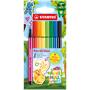 Felt-tip pen set, 1 mm, STABILO "Pen 68 Mini Animal Vibes", 8 different colours