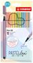 Fibrepen set, 1 mm, STABILO "Pen 68 Pastellove", 12 different colours