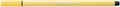 Fibre pen, 1 mm, STABILO "Pen 68", light yellow