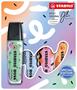 Highlighter set, 2-5 mm, STABILO "Boss Original Ju Schnee", 4 different colours