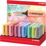 Highlighter display, 2-5 mm, STABILO "BOSS Pastel", assorted pastel colors