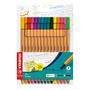 Fineliner set, 0,4 mm, STABILO "Point 88", 15 different colours