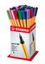 Fineliner display, 0,4 mm, STABILO "Point 88 Mini", assorted colours