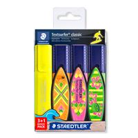 Highlighter set, 1–5 mm, STAEDTLER “Textsurfer® Classic 364”, 3+1 colours