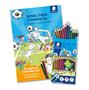 Coloured pencil set, hexagonal, with colouring book, STAEDTLER “Noris® Colour 185”, 12 colours