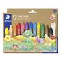 Wax crayon, jumbo, hexagonal, STAEDTLER "Noris Junior", 12 assorted colours