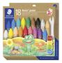 Wax crayon, jumbo, hexagonal, STAEDTLER "Noris Junior", 18 assorted colours