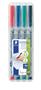 Non-permanent marker set, OHP, 0,4 mm, STAEDTLER "Lumocolor® 311 S", 4 different colours
