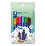 Fibrepen set, 1 mm, STAEDTLER "Triplus 323", 10 different colours
