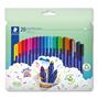 Fibrepen set, 1 mm, STAEDTLER "Triplus 323", 20 different colours