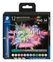 Fibrepen set, 1 mm, STAEDTLER® "371 Pastel", 12 different colours