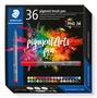 Fibre pen set, 1 mm, STAEDTLER® "371", 36 different colours