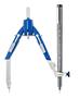 Precision compass set, 4 pieces, STAEDTLER 