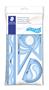 Ruler set, plastic, flexible, 4 pieces, STAEDTLER 