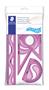 Ruler set, plastic, flexible, 4 pieces, STAEDTLER 
