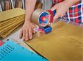 Packaging tape dispenser, 50 mm, with packaging tape 