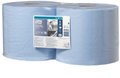 Cleaning wipes, roll, 26,2 cm diameter, 2 ply, W2 system, TORK "Heavy-duty", blue