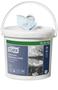 Low-Lint Clearing Cloth, 1 ply, 200 pcs, bucket, W10 system, TORK, turquoise