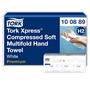 Hand towel, compressed, Interfold, 2 plies, 225 sheets, H2 system, Premium, TORK "Xpress Soft Multifold", white