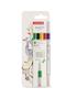 Fineliner set, 0,4 mm, UNI "Emott Vivid", 5 assorted colors