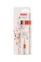 Fineliner set, 0,4 mm, UNI "Emott Passion", 5 assorted colors