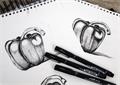 Drawing marker, 0,1 mm, UNI PIN, black
