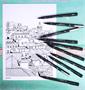Drawing marker, 0,4 mm, UNI PIN, black