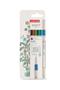 Fineliner set, 0,4 mm, UNI "Emott Island", 5 assorted colors