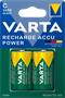 Rechargeable battery, C baby, 2x3000 mAh, pre-charged, VARTA "Power"