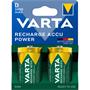 Rechargeable battery, D, 2x3000mAh, pre-charged, plastic-free, VARTA "Power"