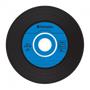CD-R disc, bakelite-like surface, AZO, 700MB, 52x, 10 pcs, slim case, VERBATIM 