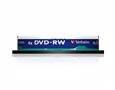 DVD-RW disc, rewriteable, 4,7GB, 4x, 10 pcs, spindle, VERBATIM