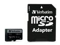 Memorykard, microSDXC, 128GB, CL10/U3, 90/45 MB/s, adapter, VERBATIM 