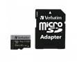 Memorykard, microSDXC, 512GB, CL10/U3/A2, 100/90 MB/s, adapter, VERBATIM 