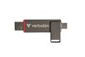 Pendrive, 128GB, USB-A/C 3.2 Gen1, VERBATIM 