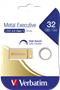 Pendrive, 32GB, USB 3.2, VERBATIM "Executive Metal", gold