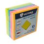 Self-adhesive note, 50x50 mm, 250 sheets, VICTORIA OFFICE, neon colours