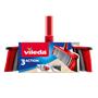 Broom, with handle, VILEDA "3Action", red