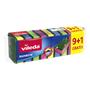 Dish sponge, 9+1 pcs, VILEDA "Rainbow"