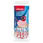 Mop refill, VILEDA "Supermocio Microfiber&Power", white-red