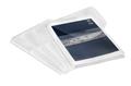 Punched pockets with flap, A4, 200 micron, 20 mm, VIQUEL, clear