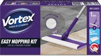 Mop kit, with floor duster refill and wipes, VORTEX
