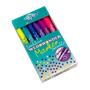 Felt pen set, 2-3 mm, erasable, double-ended, WEDO, "Wedowonder", 6 various colours