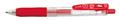 Gel pen, 0,33 mm, retractable, ZEBRA "Sarasa", red