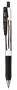Gel pen, 0,33 mm, retractable, striped barrel, ZEBRA "Sarasa Clip", black